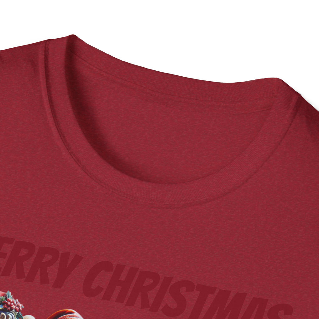 Santa & Mrs. Claus Motorcycle Unisex T-Shirt