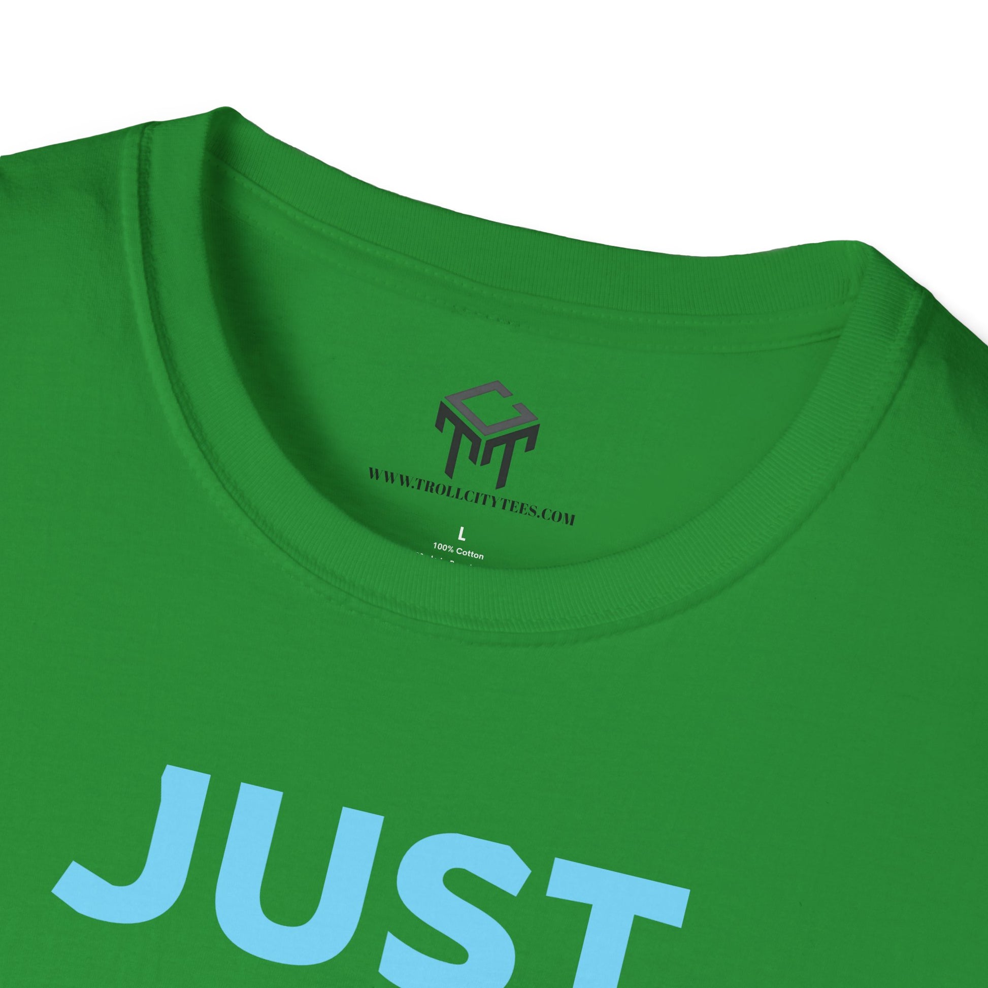 Just Did It - BLUE Lettering - Unisex Softstyle T-Shirt