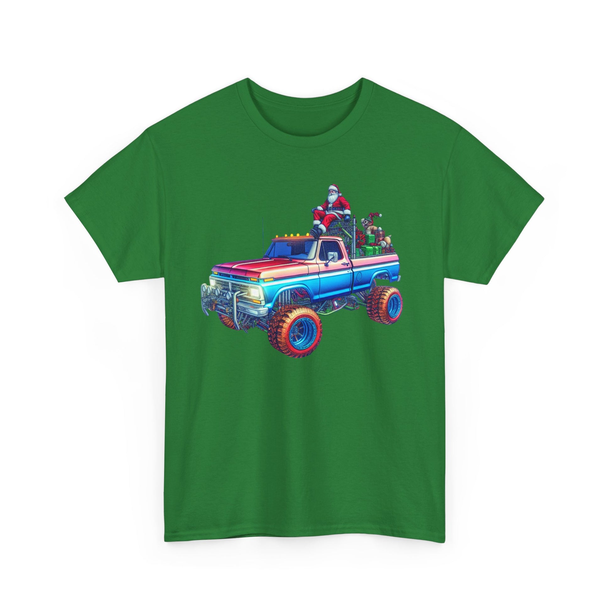 Santa in a big ol' lifted truck!
