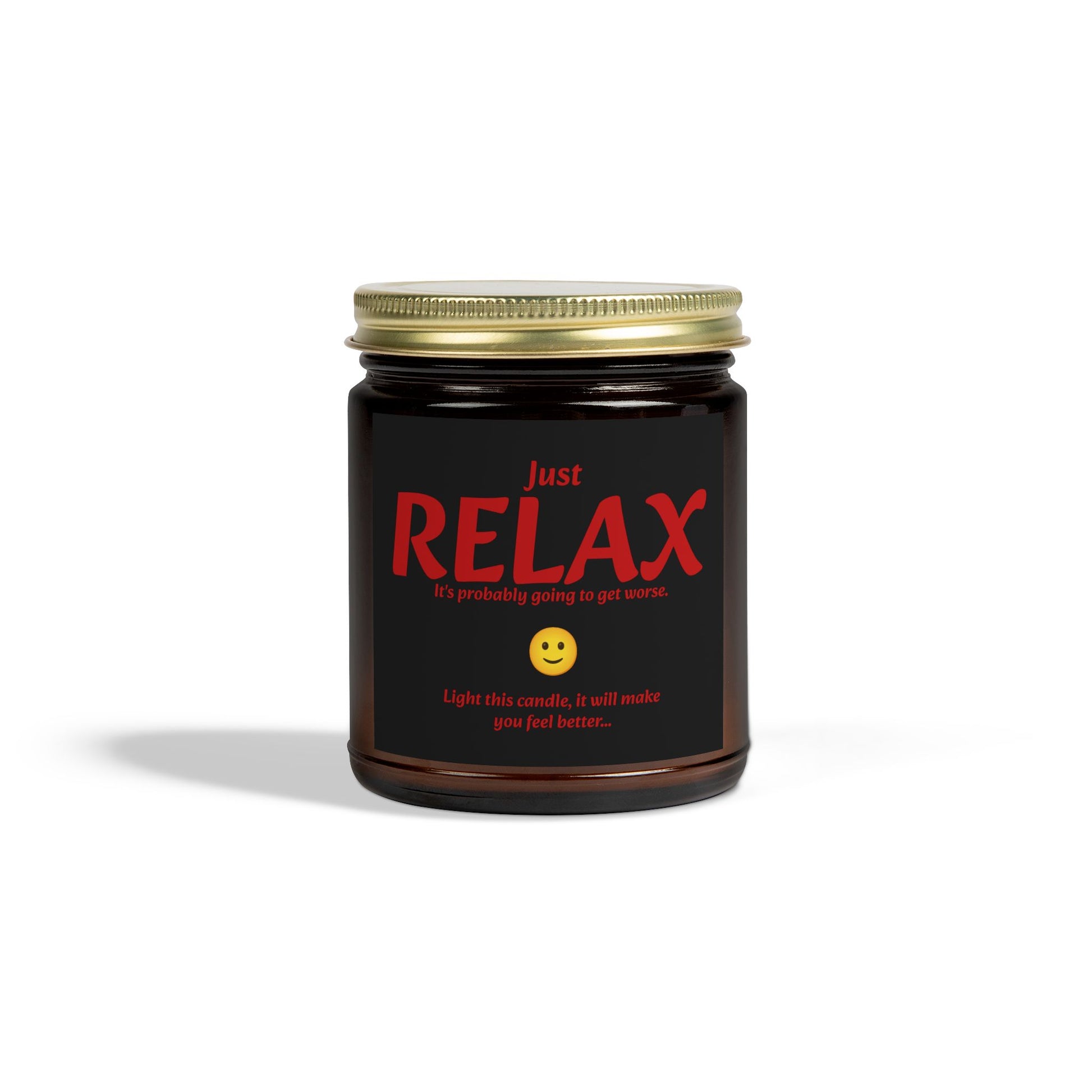 Just RELAX - Scented Candles, Coconut Apricot Wax (4oz, 9oz)