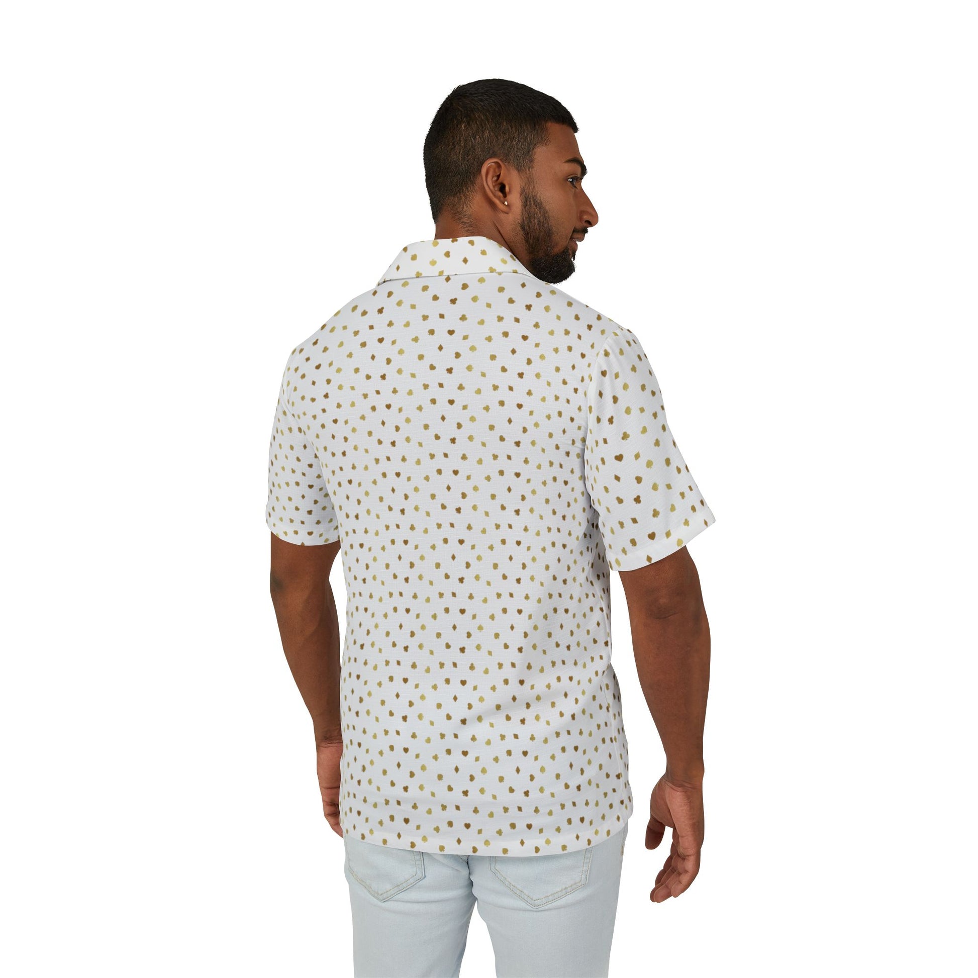Professional Cruise Casino Men's Tropical Adventure Camp Shirt, Casual Summer Wear, Beach Shirt, Vacation Outfit, Gift for Dads, Resort Style