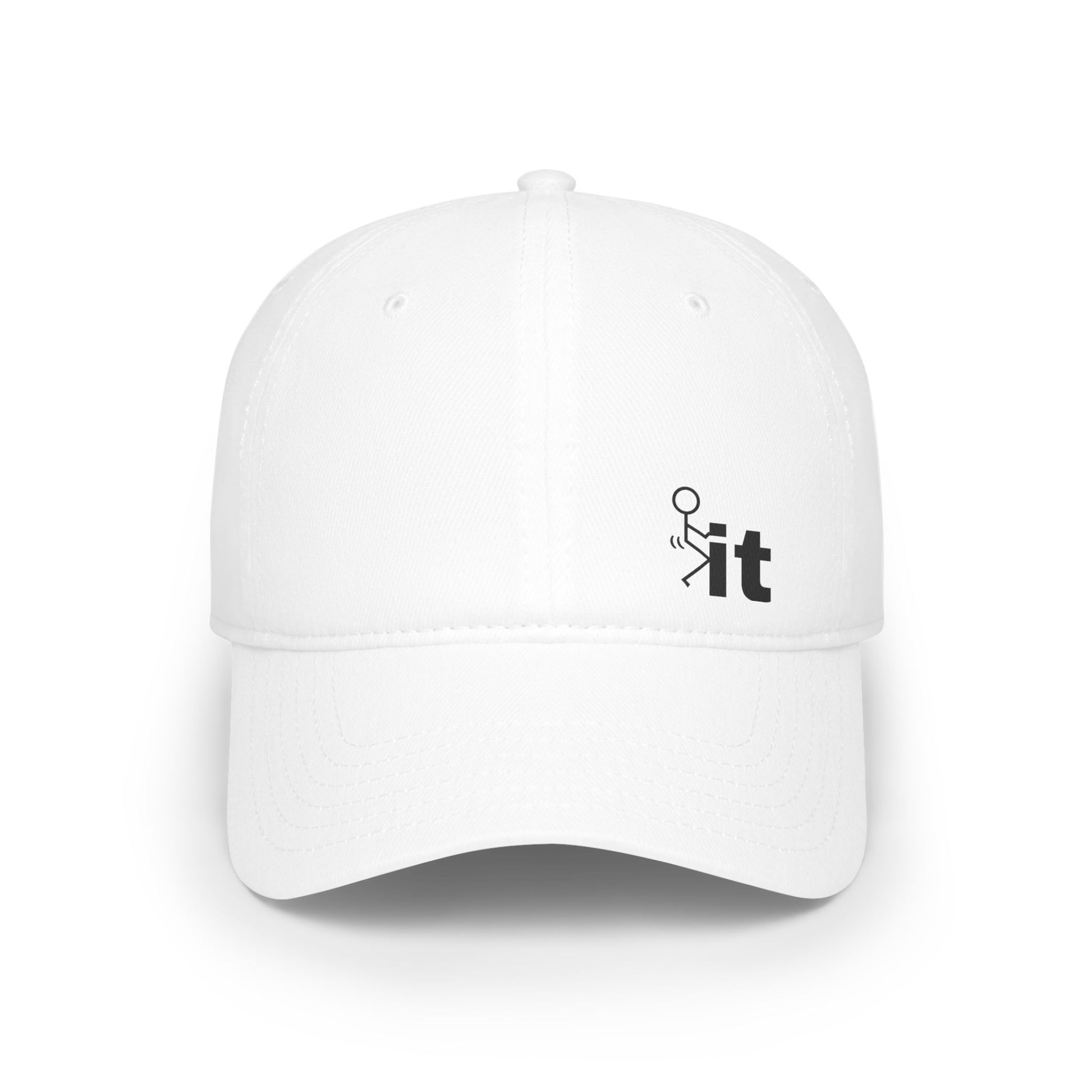 F - it - Embroidered - Low Profile Baseball Cap