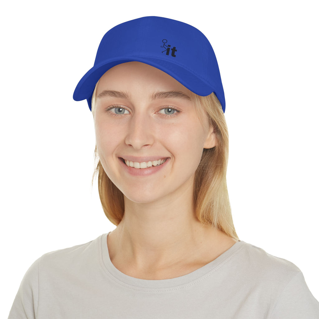 F - it - Embroidered - Low Profile Baseball Cap