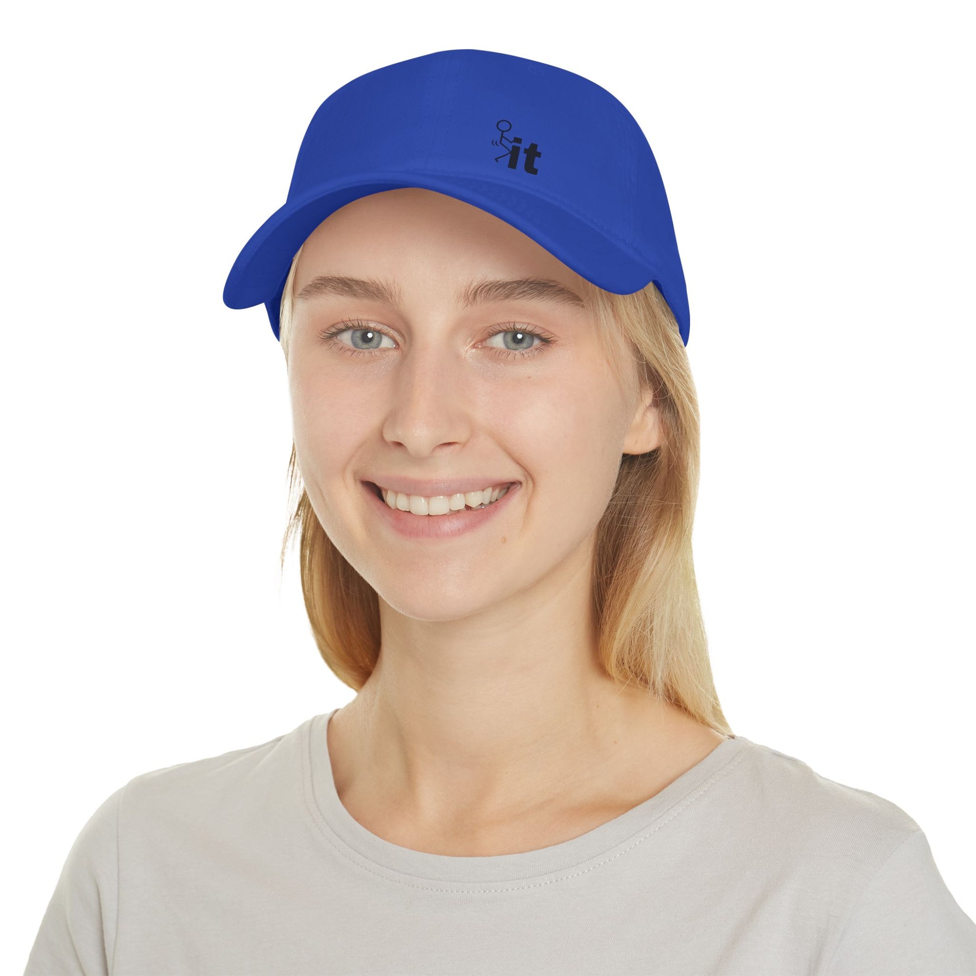 F - it - Embroidered - Low Profile Baseball Cap