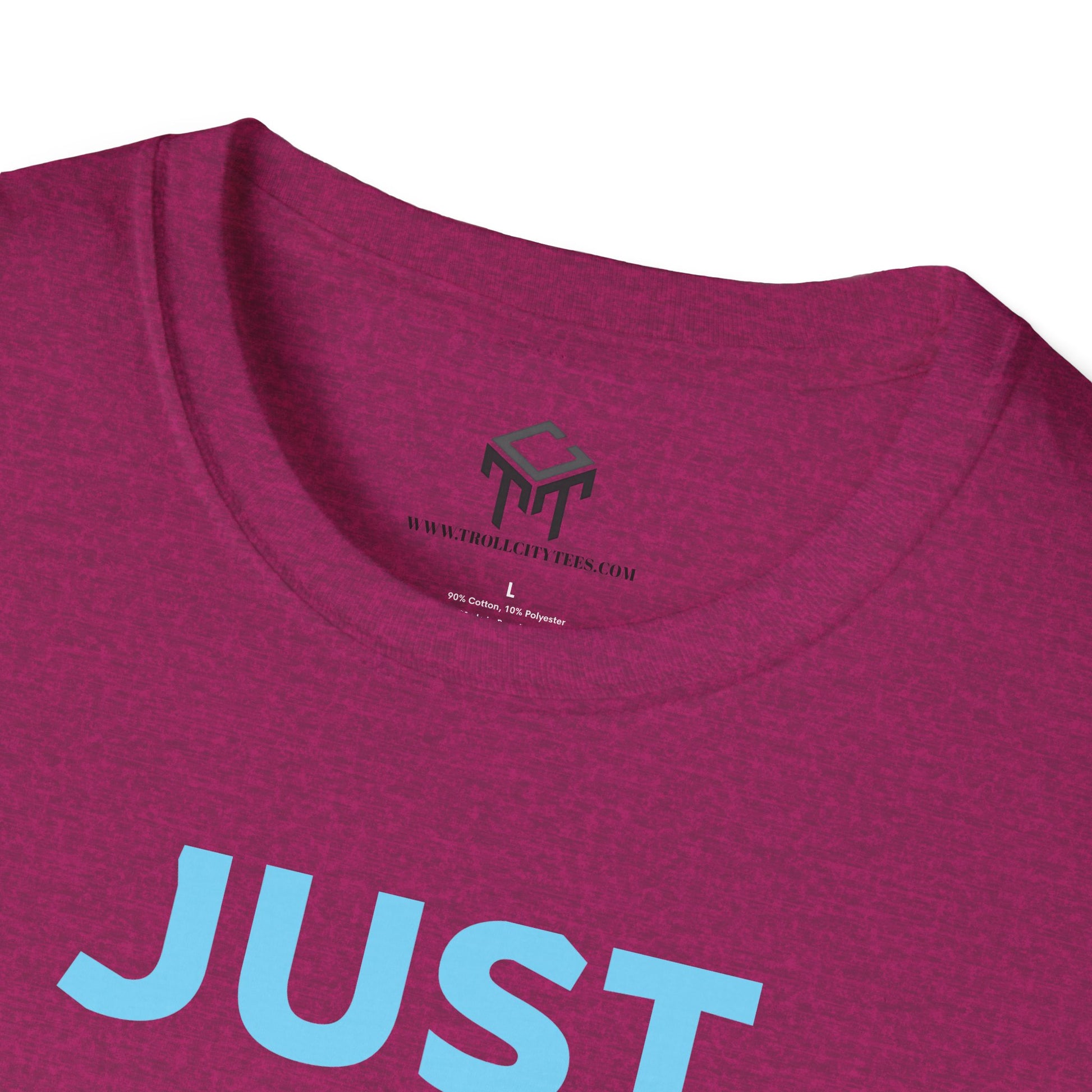Just Did It - BLUE Lettering - Unisex Softstyle T-Shirt