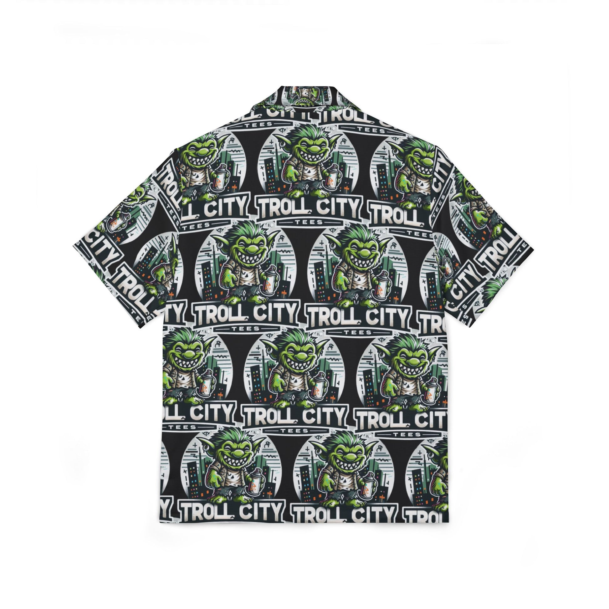 Camp Shirt - Limited Edition Men's Hawaiian TROLL CITY TEES Shirt