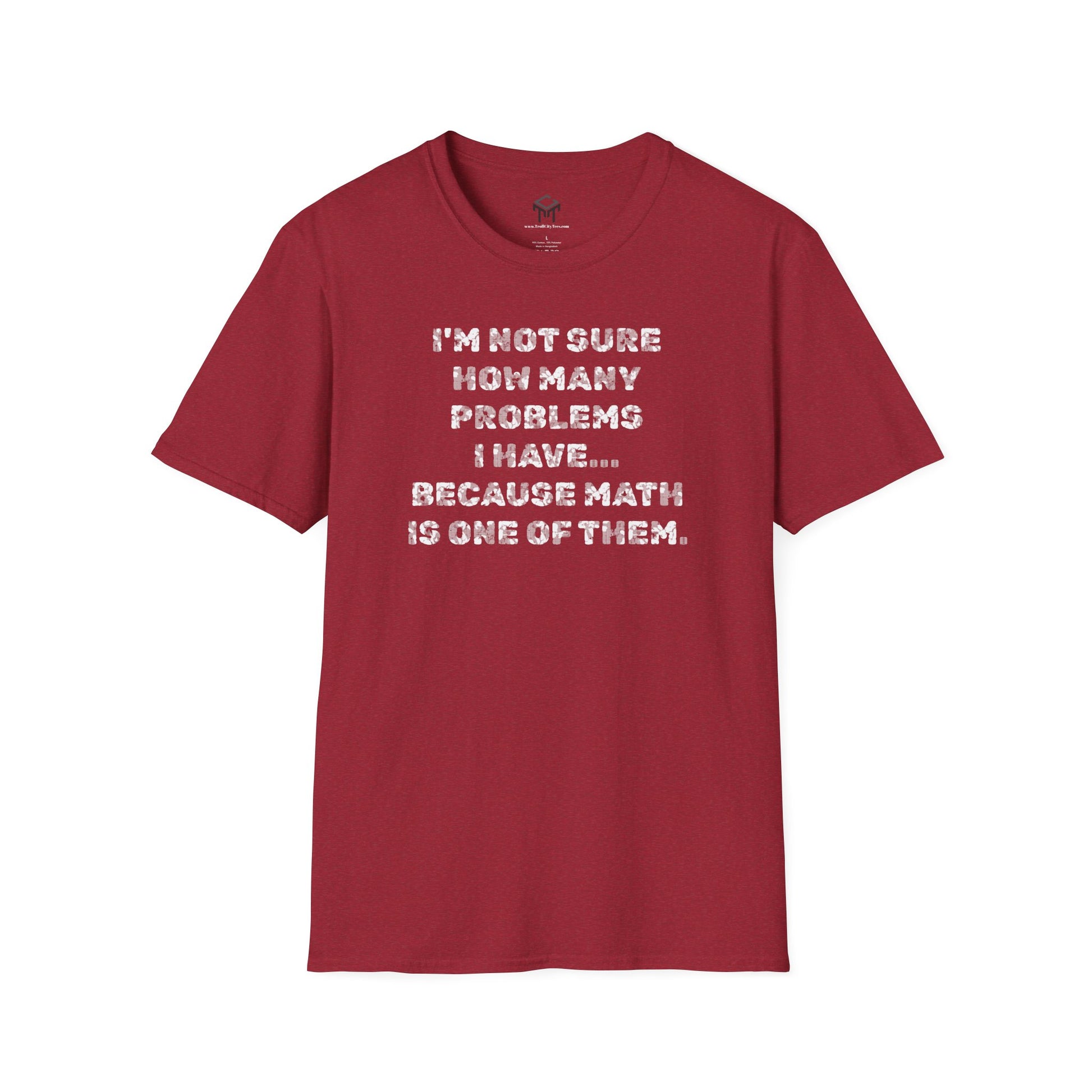 I'm not sure how many problems I have, because Math is one of them.