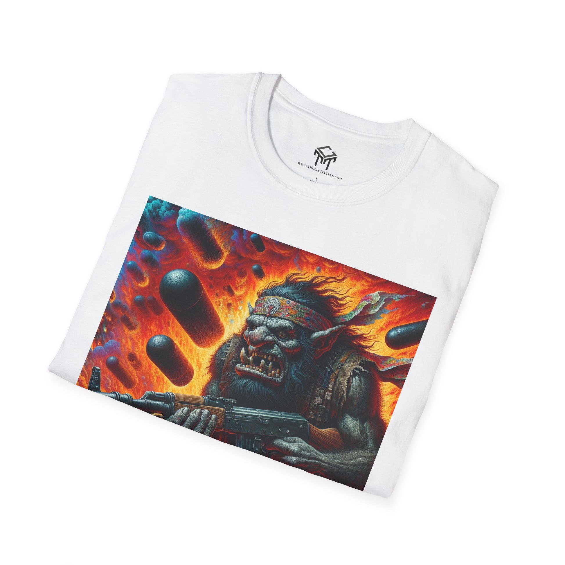 6 Finger AI Battle Troll - Funny Unisex T-Shirt