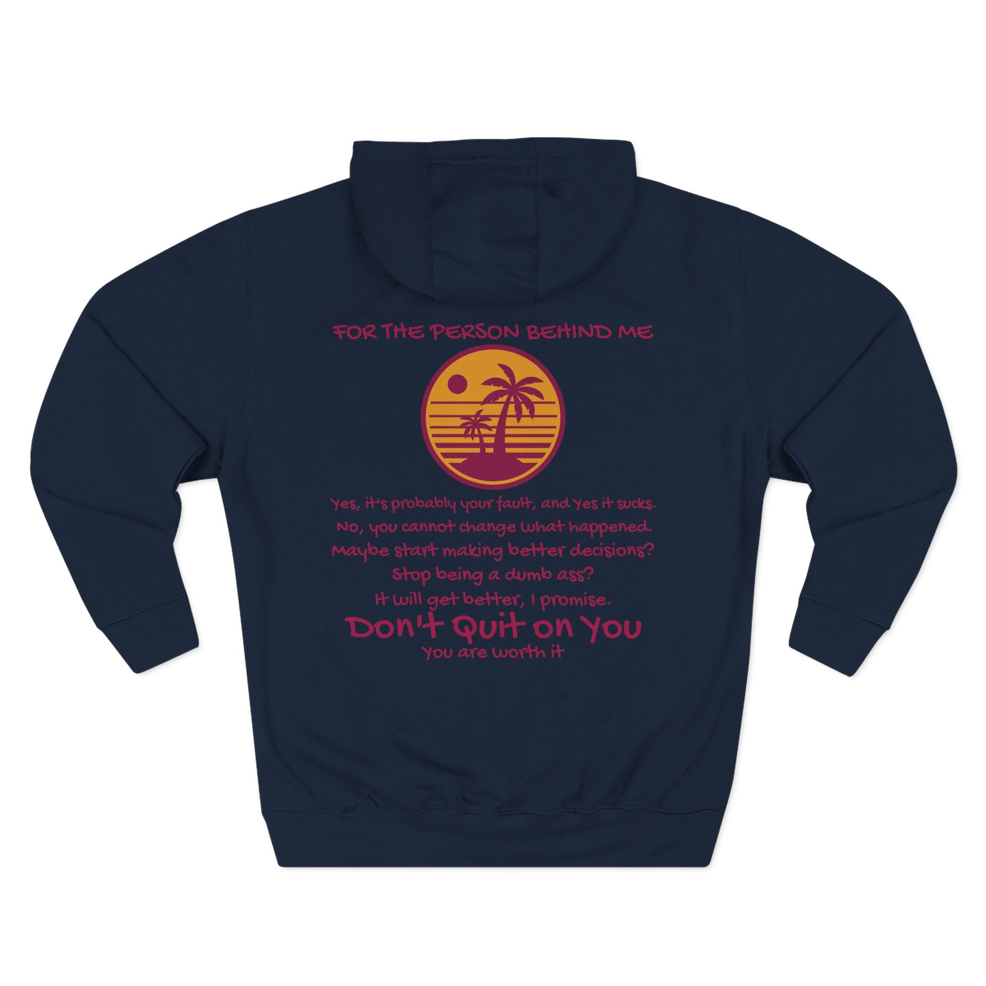 'To the person behind me' - Comfy Fleece Hoodie
