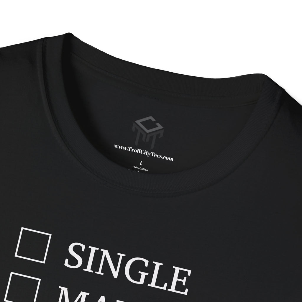 Single, Married, Looking For A Milf - Funny Quote Tee