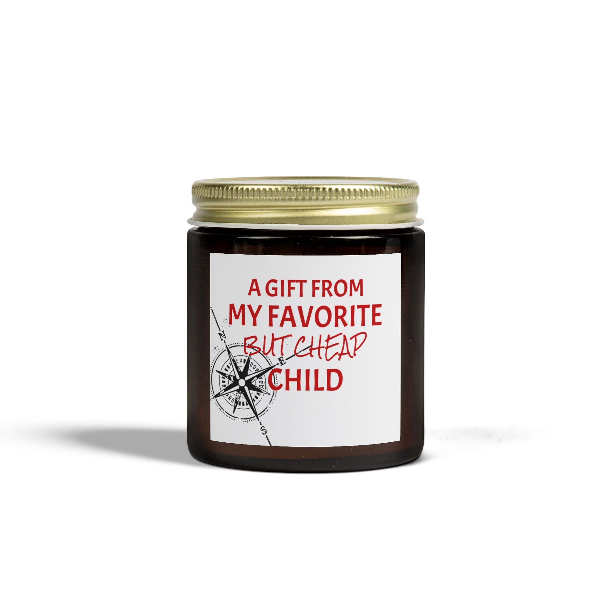 A Gift From My Favorite Child- Scented Candles, Coconut Apricot Wax (4oz, 9oz)