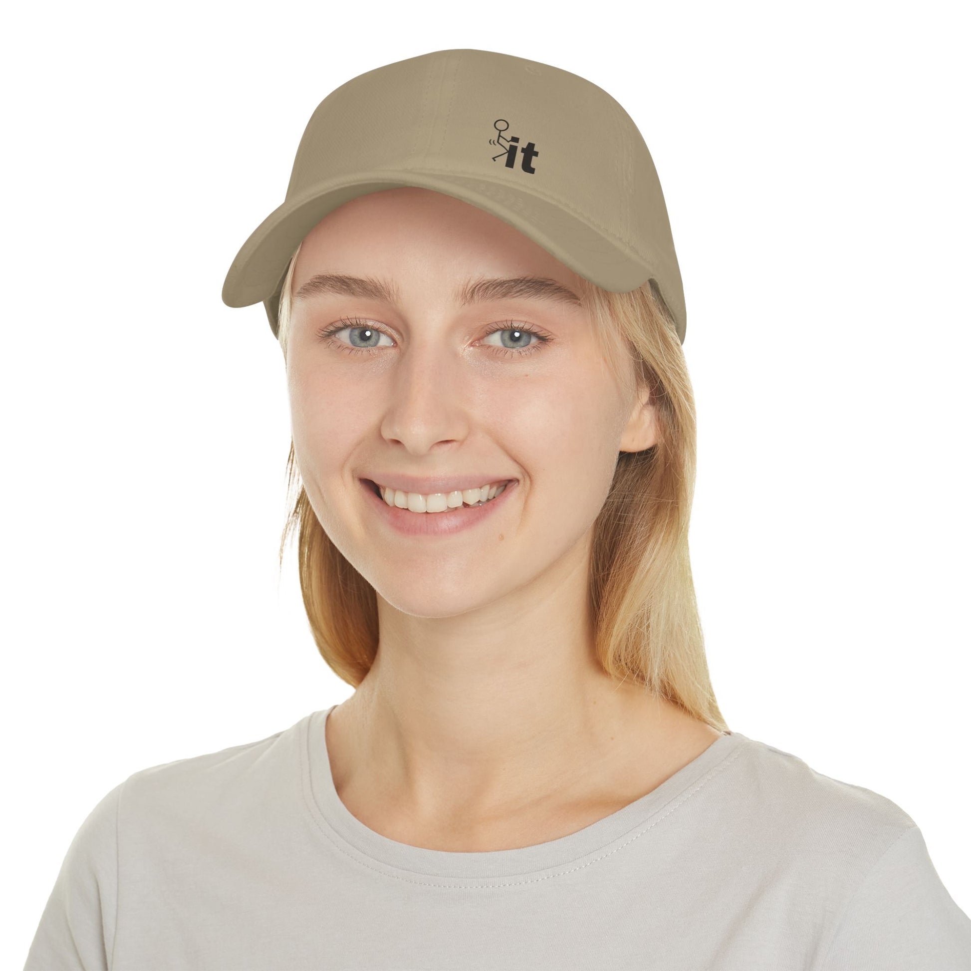 F - it - Embroidered - Low Profile Baseball Cap