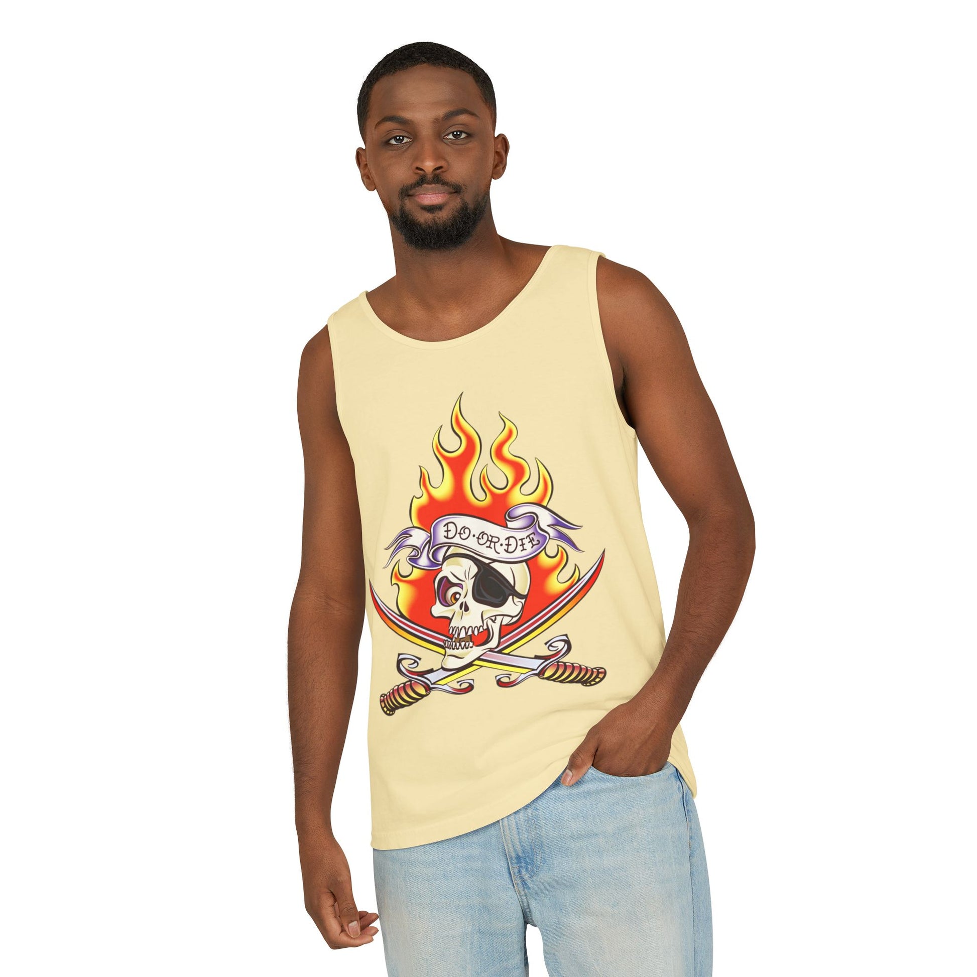Pirate Skull CRUISE Tank Top Unisex Summer Tee, Casual Beach Wear, Festival Fashion, Adventure Apparel, Gift for Him