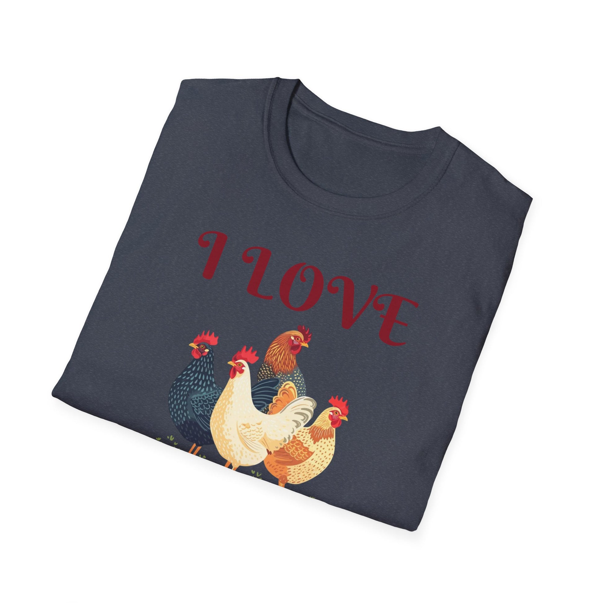 I love C*cks - Funny Rooster Shirt