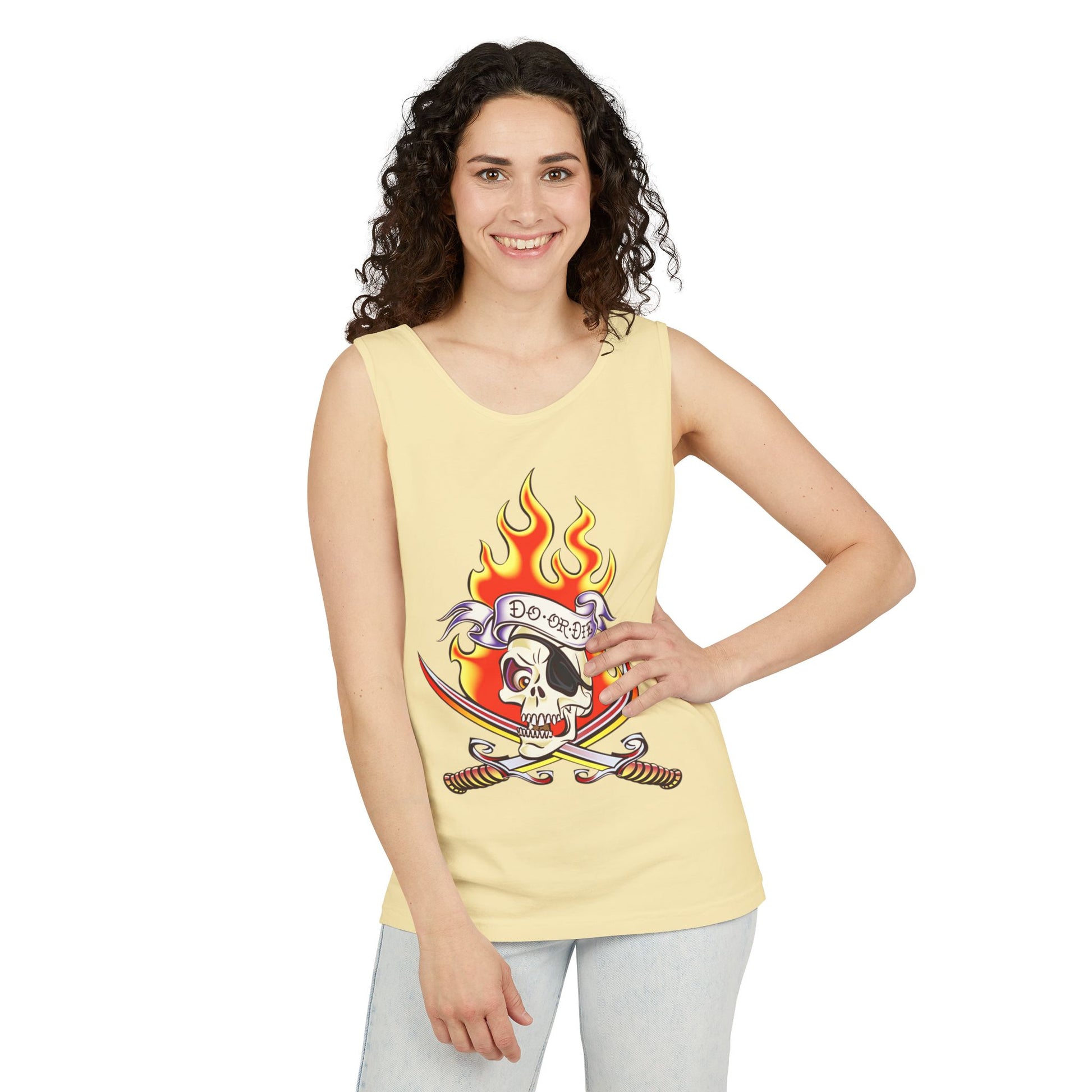 Pirate Skull CRUISE Tank Top Unisex Summer Tee, Casual Beach Wear, Festival Fashion, Adventure Apparel, Gift for Him