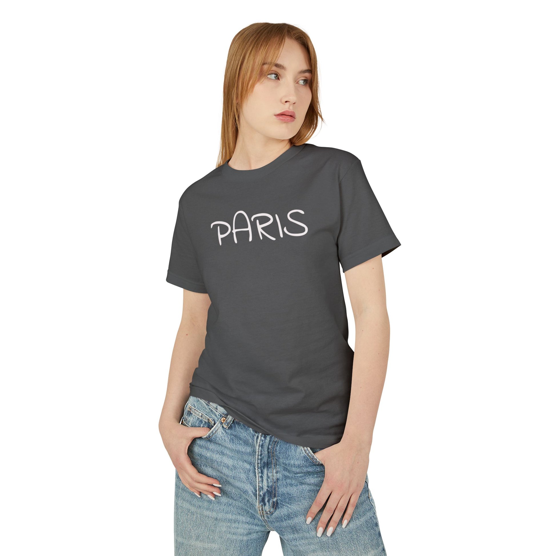 "PARIS" Unisex Heavyweight Tee - Comfort & Style for Everyday Adventures