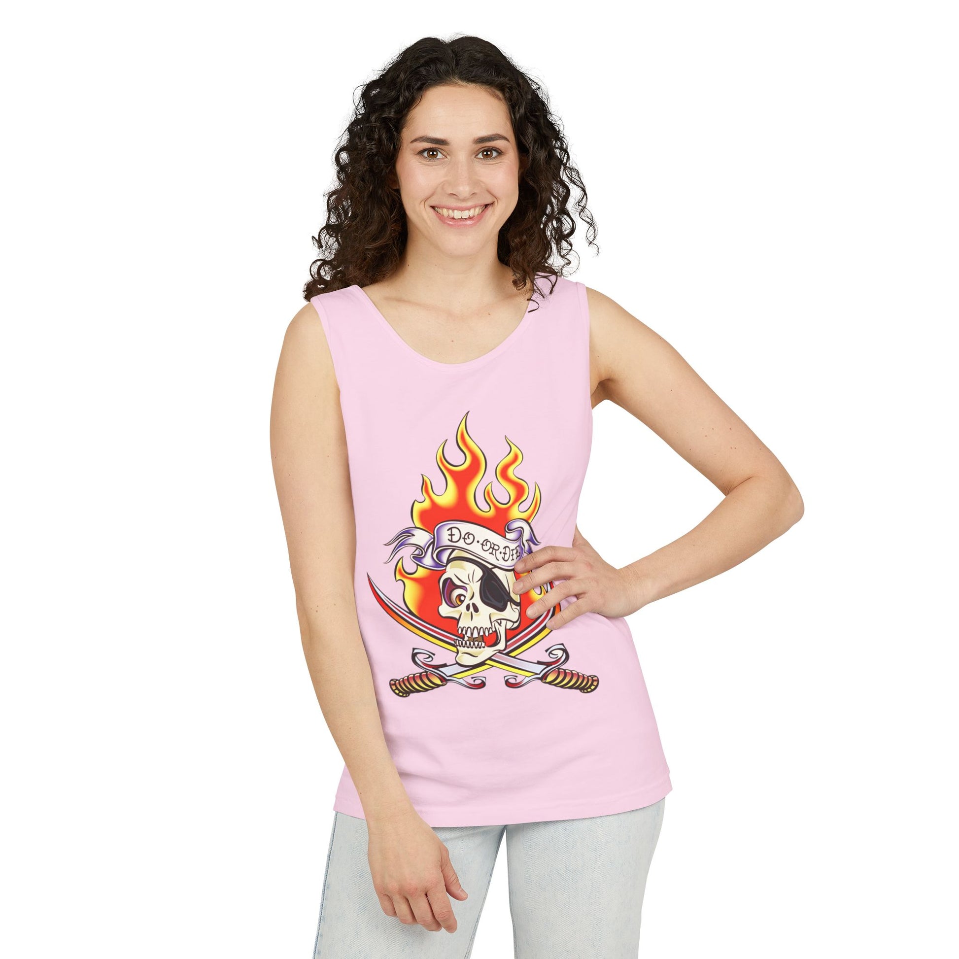 Pirate Skull CRUISE Tank Top Unisex Summer Tee, Casual Beach Wear, Festival Fashion, Adventure Apparel, Gift for Him