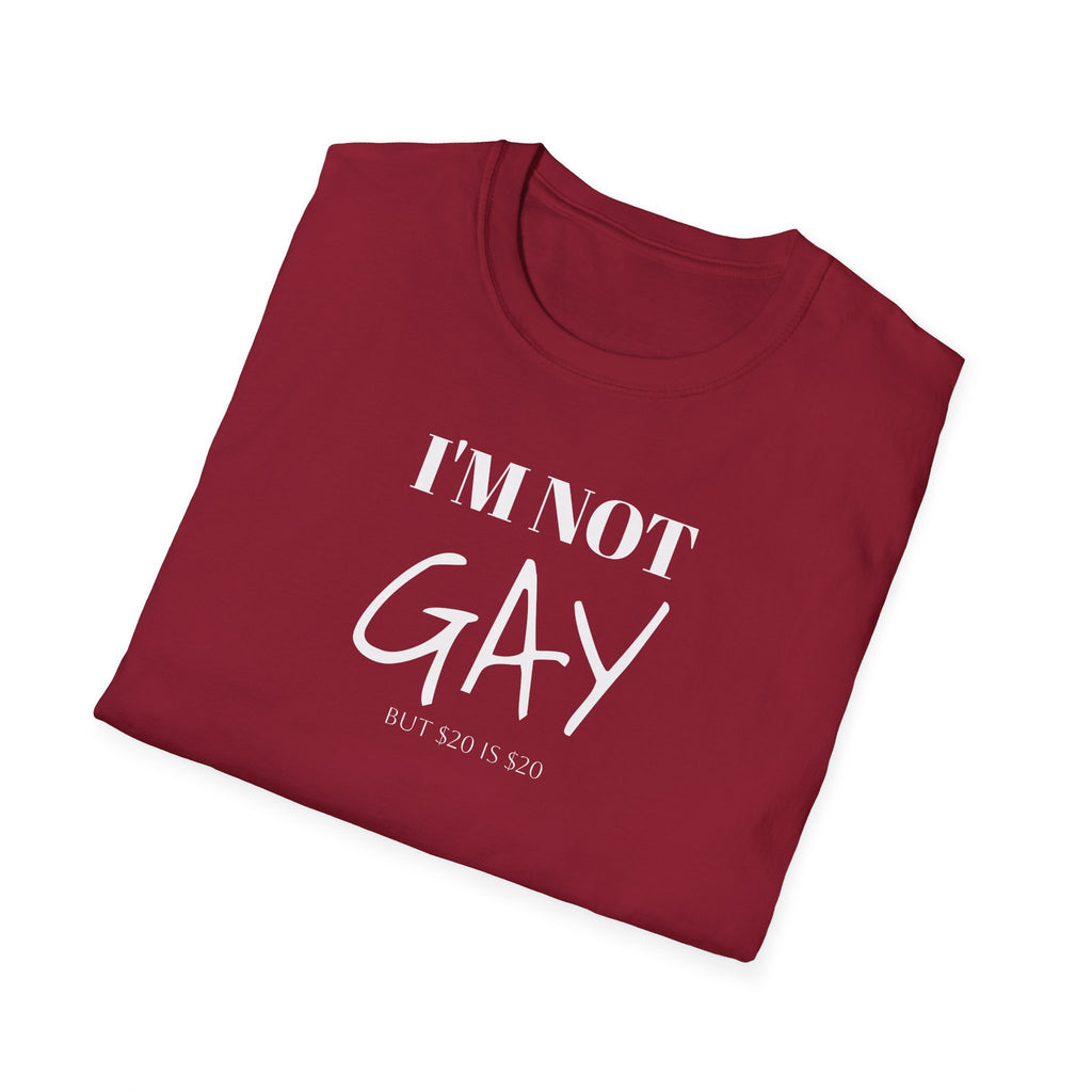 I'm Not G*y - But $20 is $20