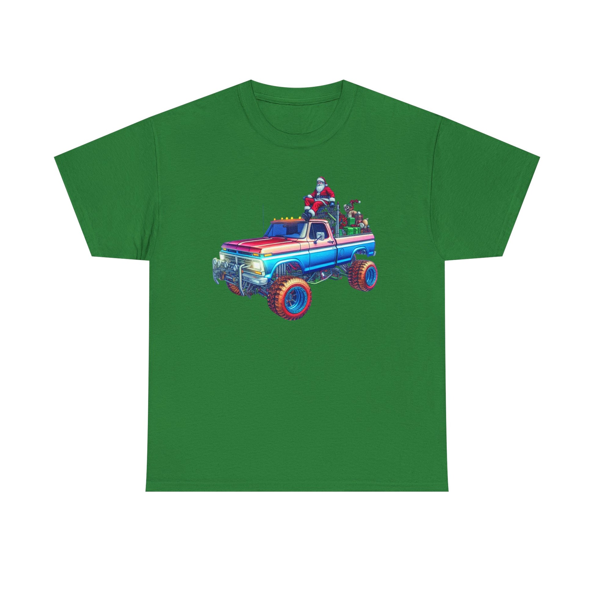 Santa in a big ol' lifted truck!