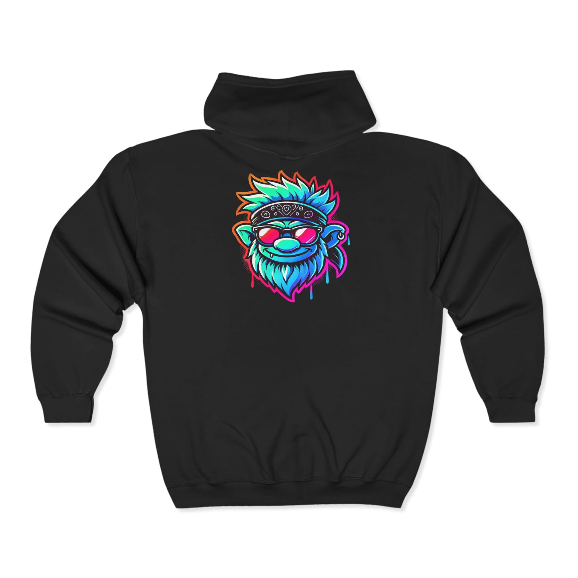 Troll City Graphic Hoodie - Unisex Heavy Blend Zip Sweatshirt