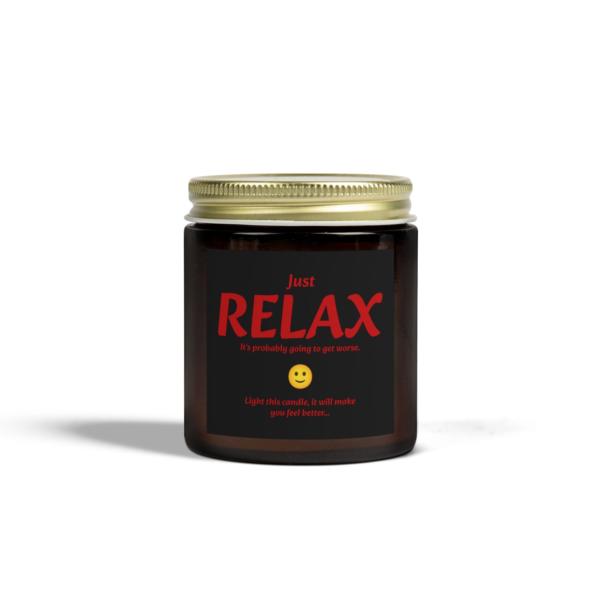 Just RELAX - Scented Candles, Coconut Apricot Wax (4oz, 9oz)