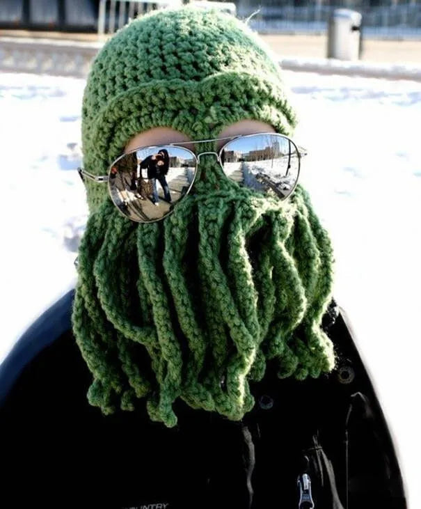 Novelty Handmade Funny Tentacle Octopus Hat Crochet