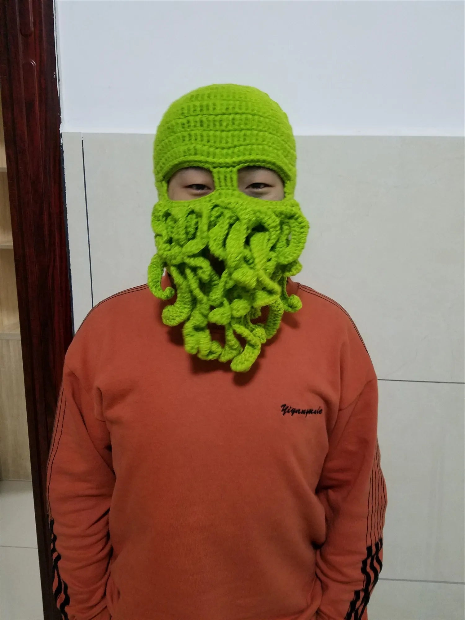 Novelty Handmade Funny Tentacle Octopus Hat Crochet