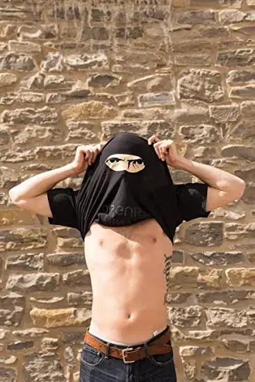 Men's Ask Me about My Ninja Disguise Flip T Shirt Funny