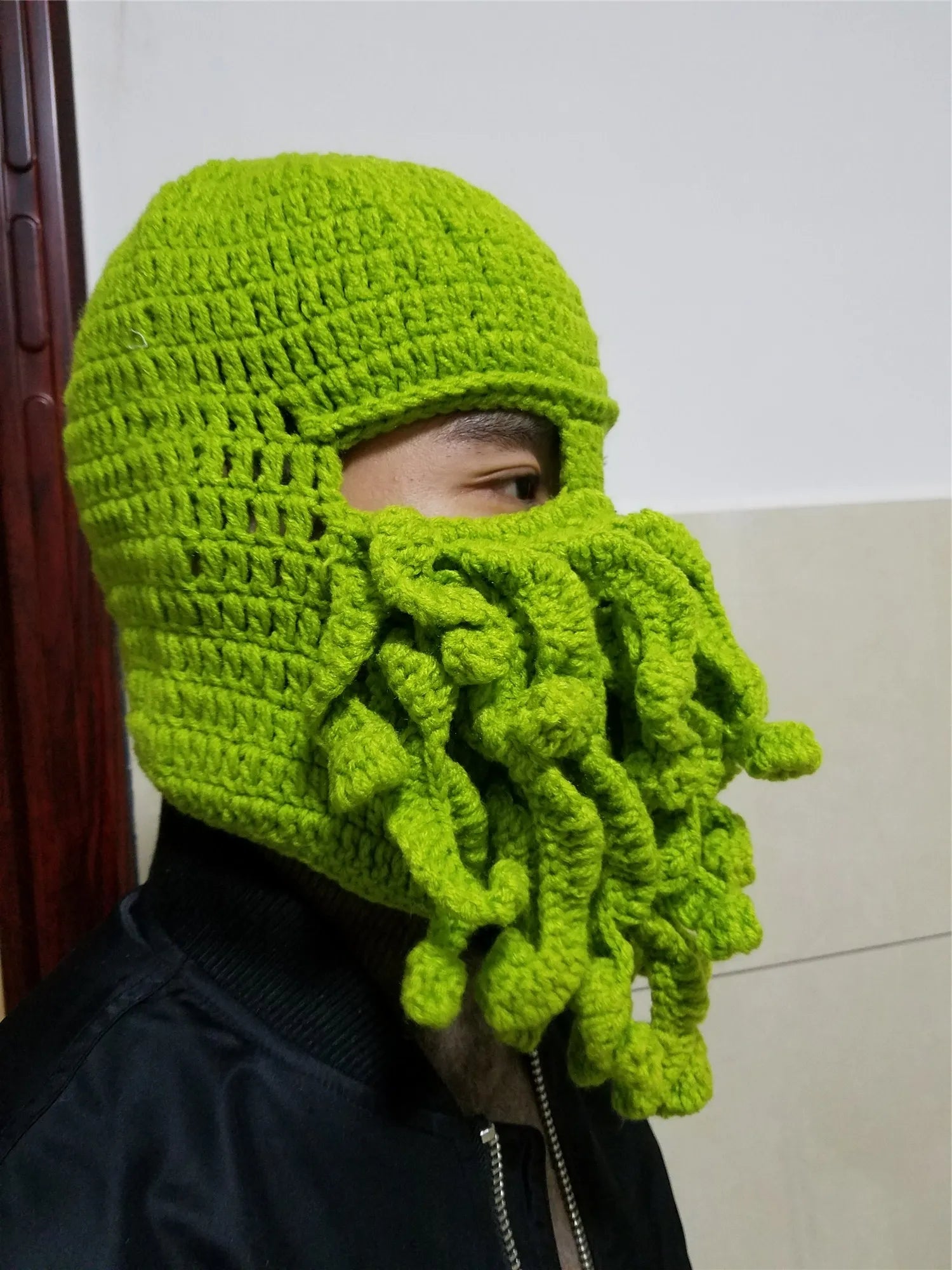 Novelty Handmade Funny Tentacle Octopus Hat Crochet