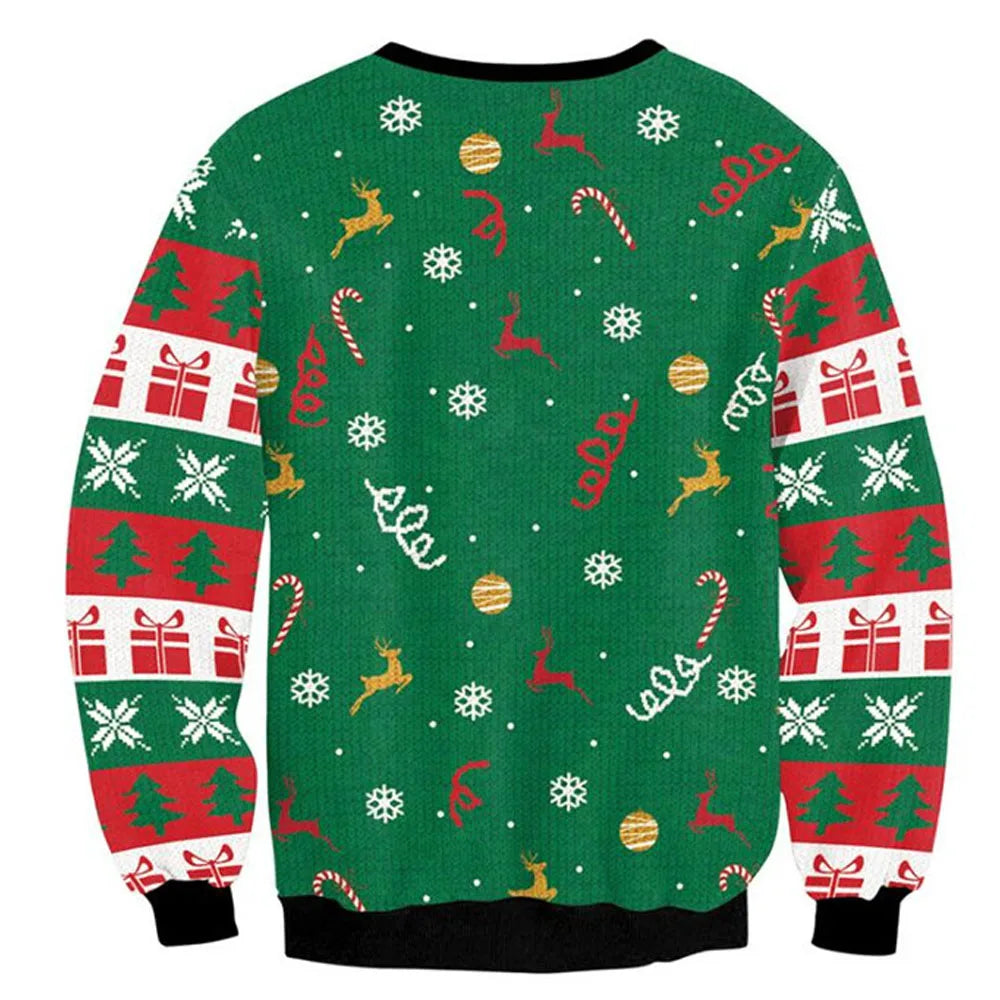 Unisex Holiday Party Xmas Sweatshirt Happy Birthday Jesus Sweater